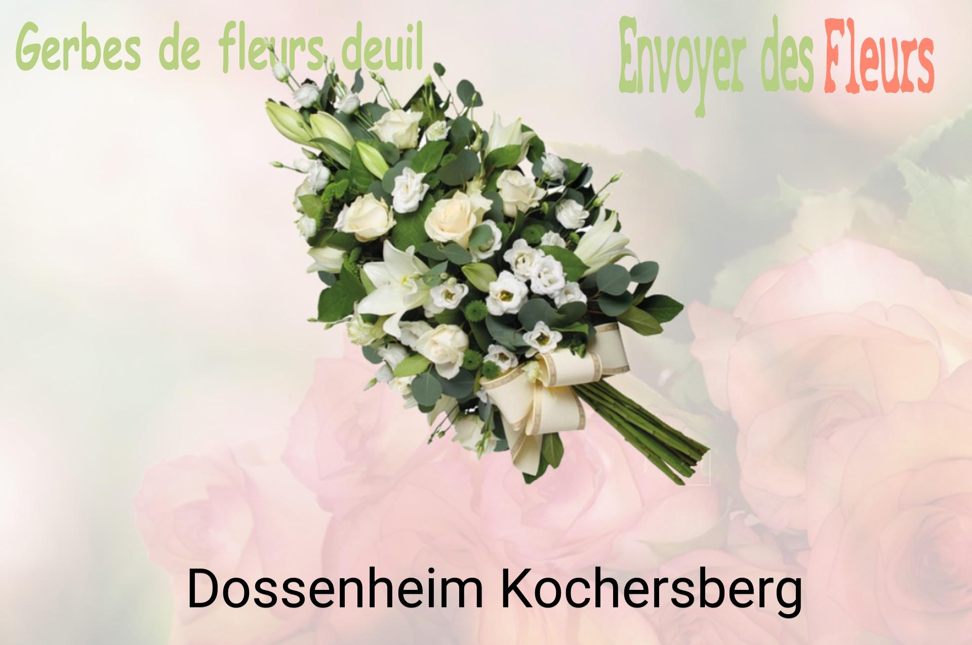Gerbe de fleurs de deuil livrée à Dossenheim-Kochersberg